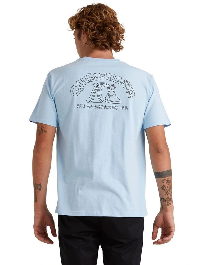 Bubble Outline T-shirt in Clear Sky