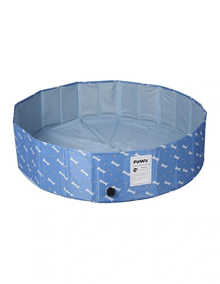 Folding Pet Swimming Pool L in Blue