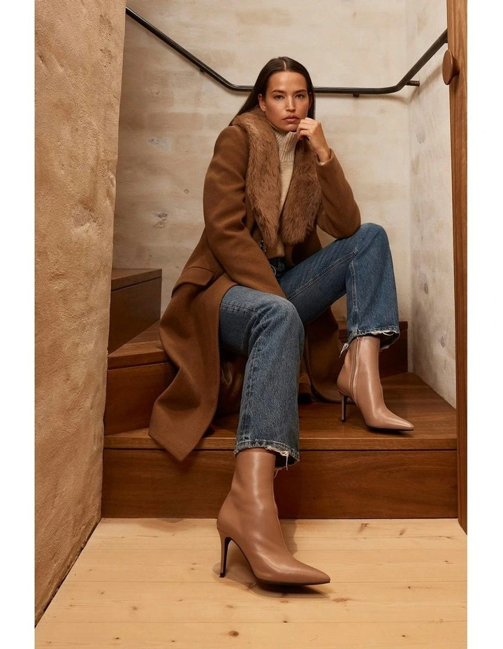 Wisp Ankle Boots in Mushroom