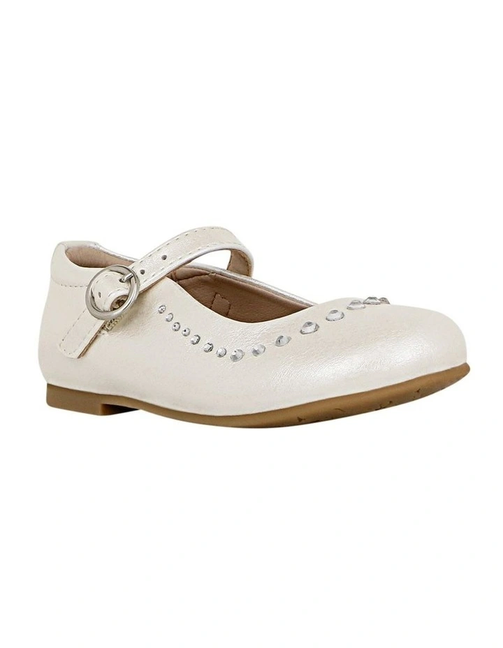 Aubrey Junior Shoes in White