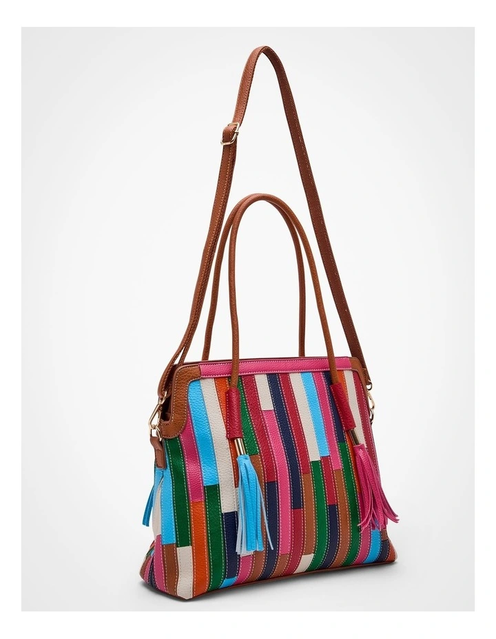 Patchwork Panel Bag in Multi
