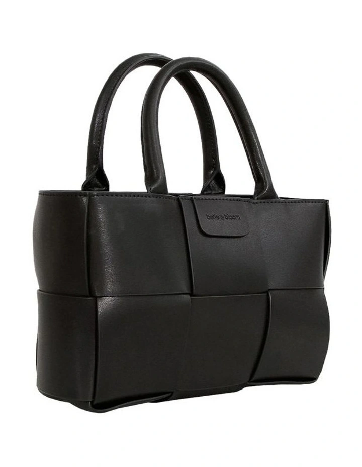 Little Love Woven Crossbody Bag in Black