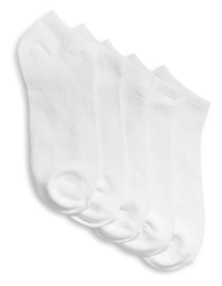 Essential Liner Socks 40 Pack in White
