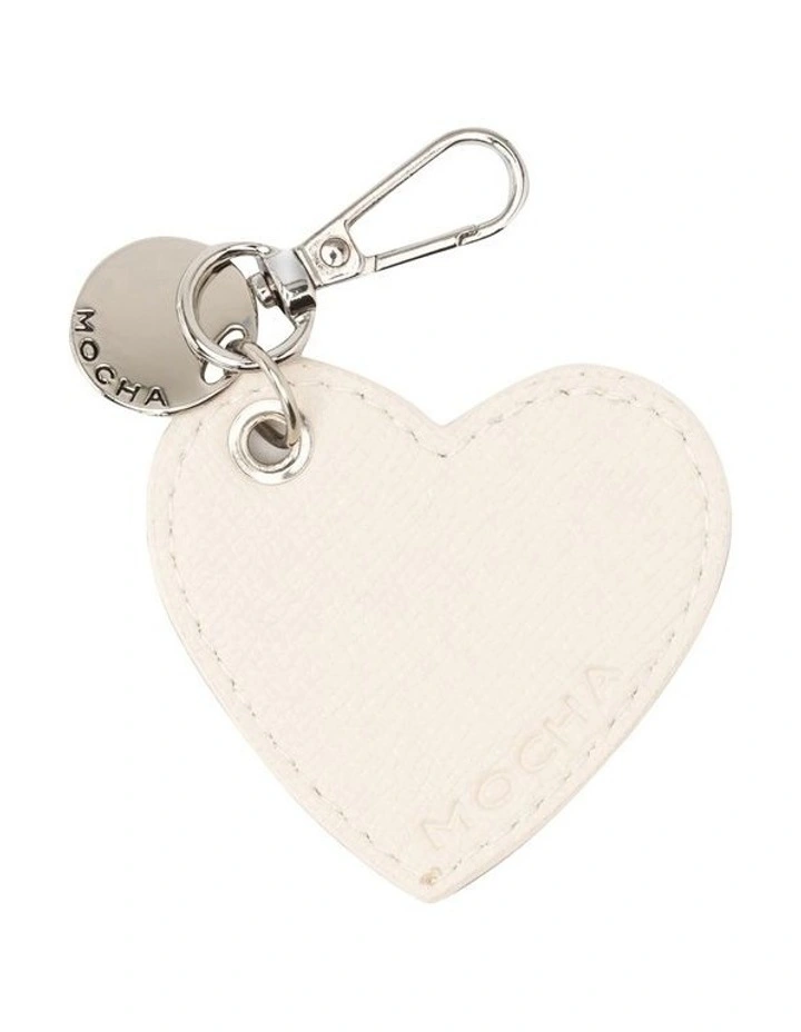 Mila Keyring in Cream