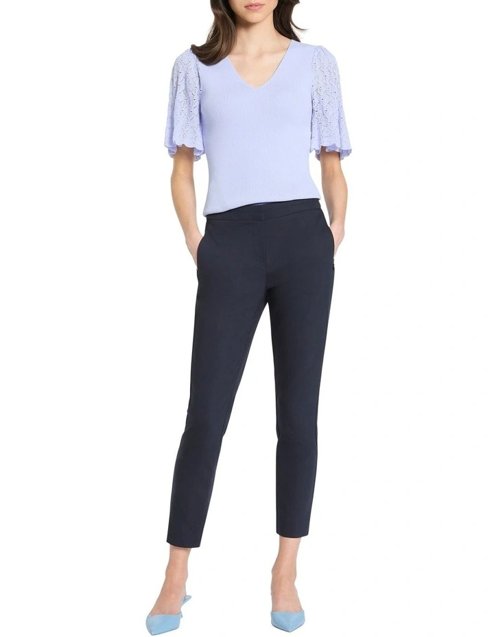 Don't Forget Knit Top in Sky