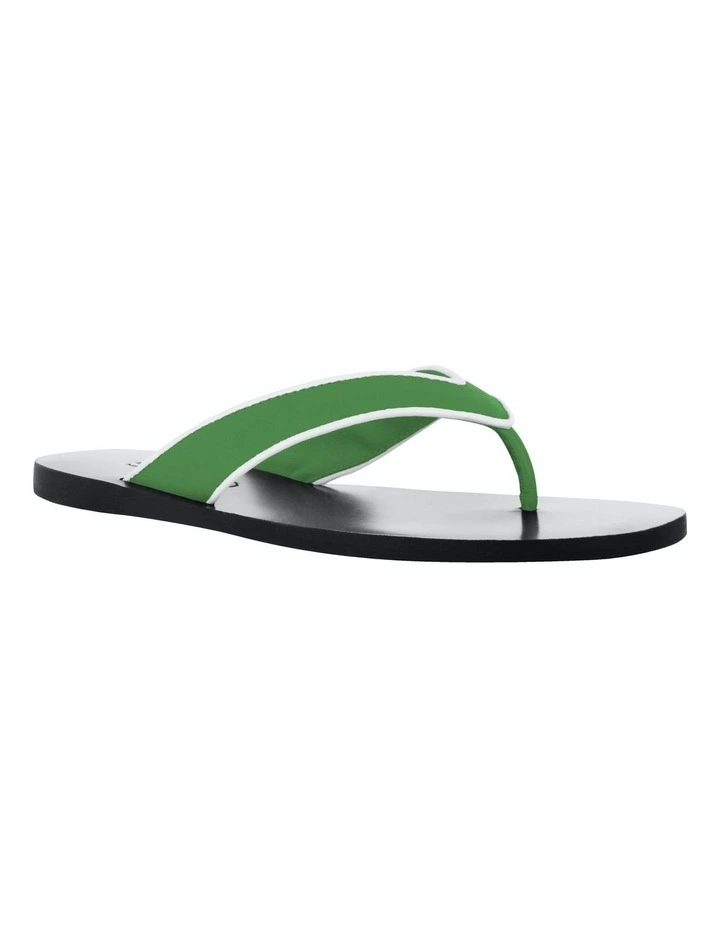 Bowie III Flat Sandals in Green