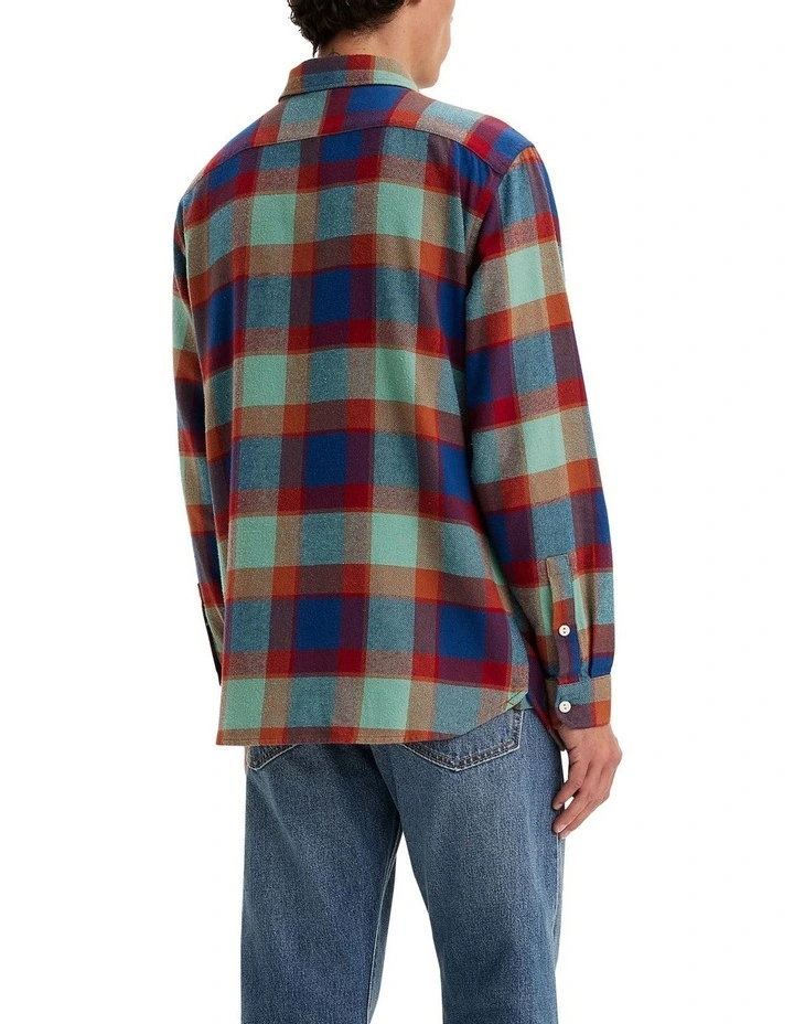 Jackson Worker Overshirt in Sun Dried Tomato