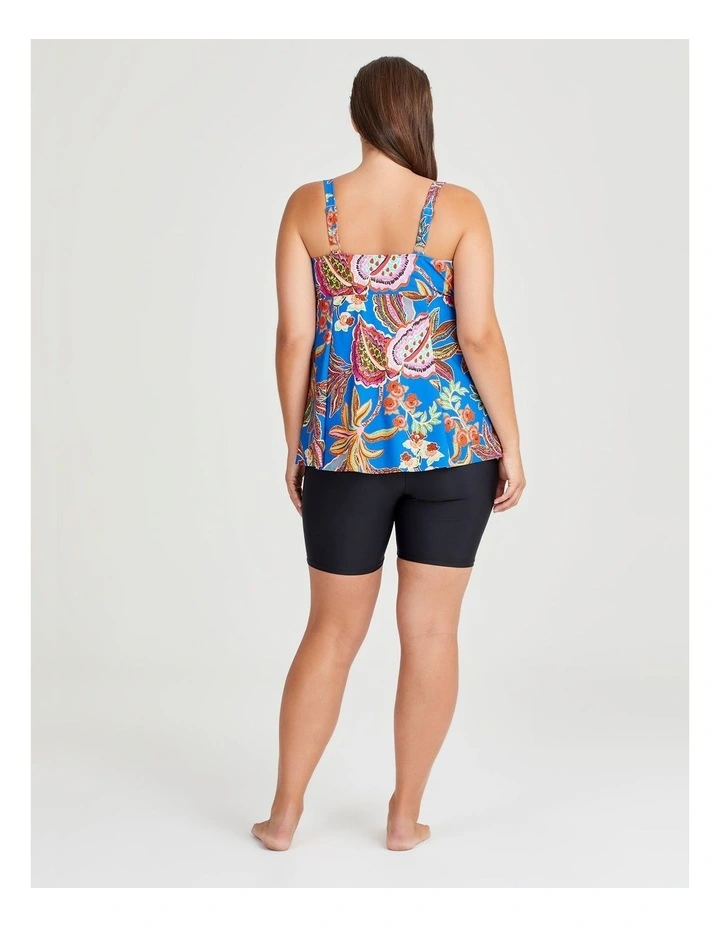Tropical Blues Tankini in Print