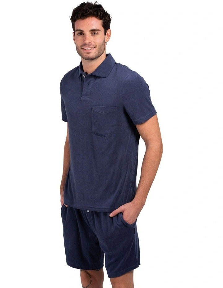 Terry Polo in Navy