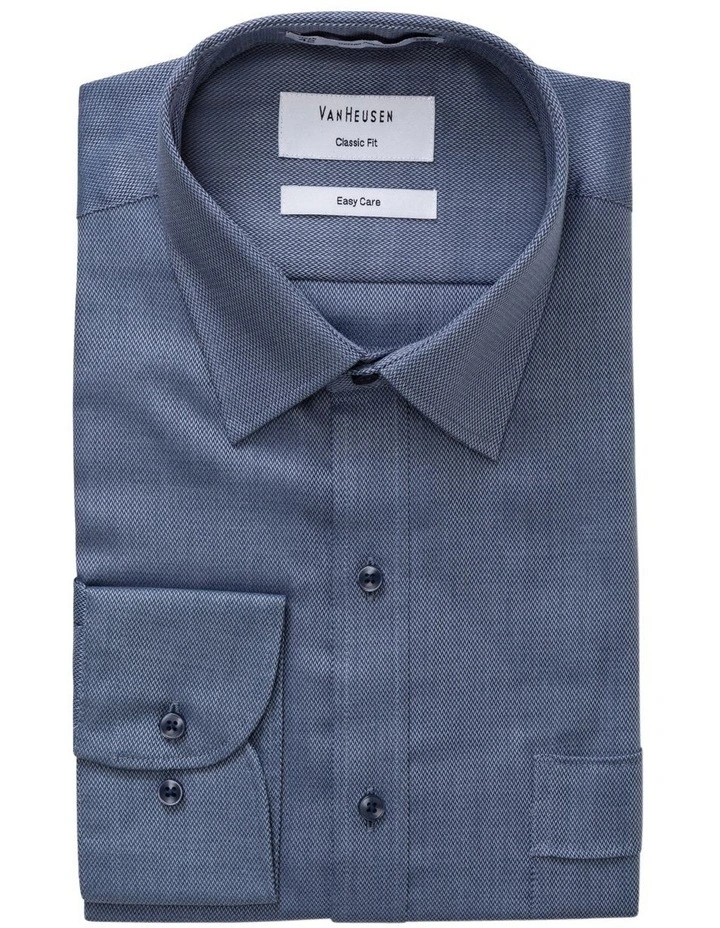 Long Sleeve Business Shirt in Navy