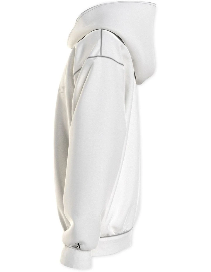 3D Embroidery Hoodie in Grey