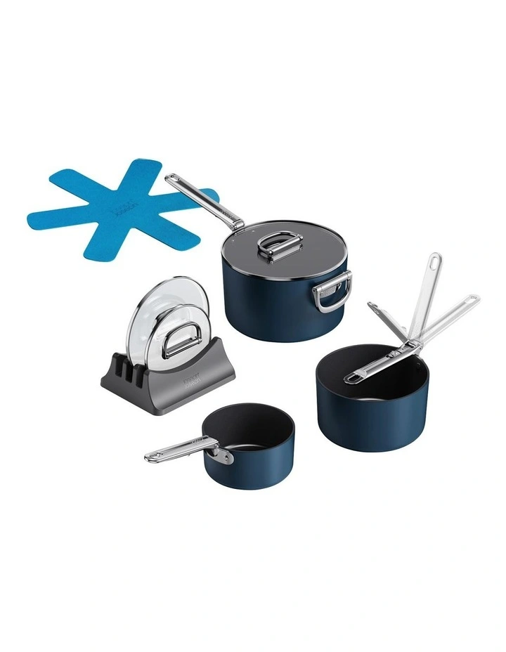 Space Non-stick Saucepan Set 3pc in Multi