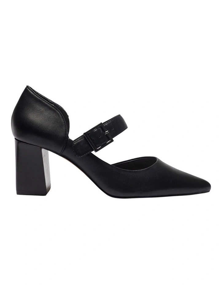 Giselle Black Glove Heeled Shoes