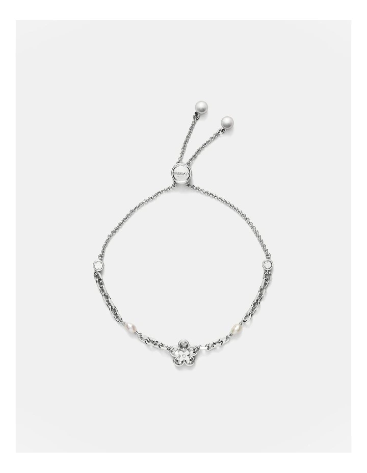 Fleur Toggle Bracelet in Silver