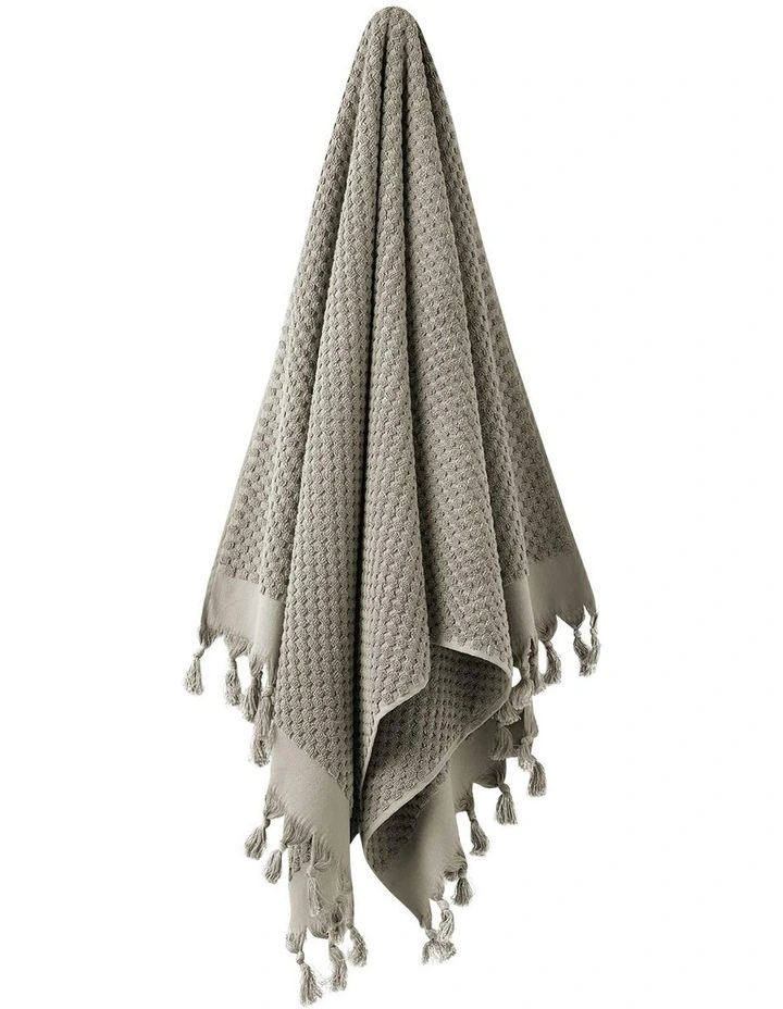 Milos Bath Towel Range in Feather