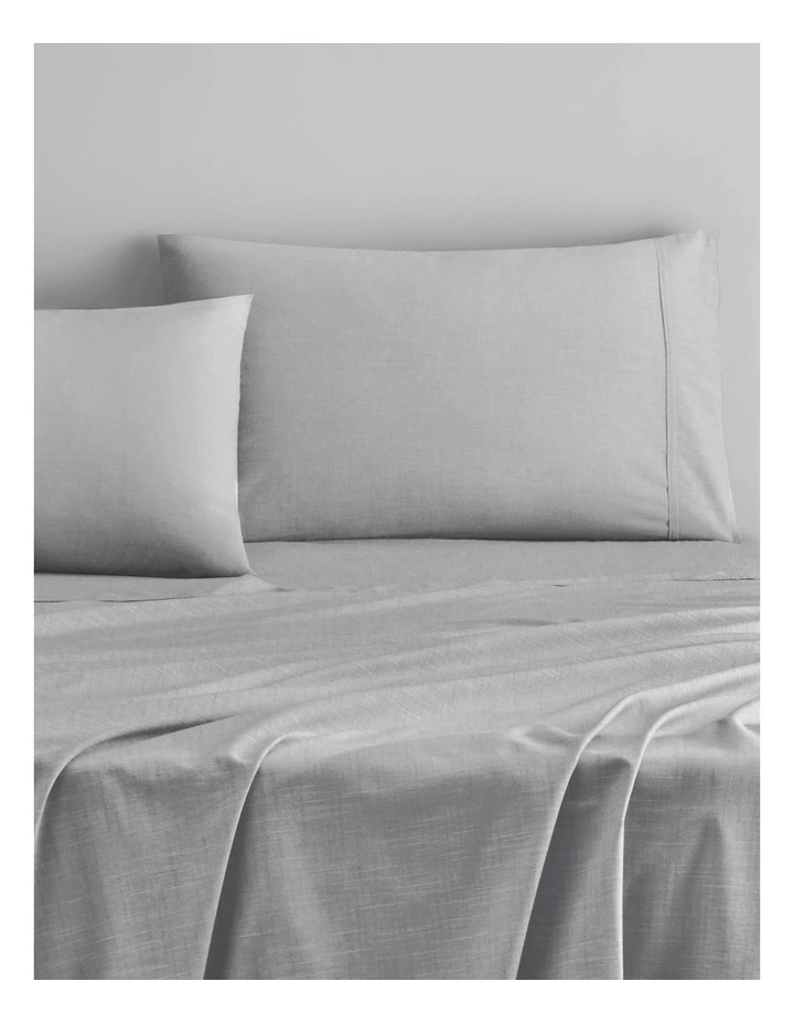 Reilly Sheet Set in Soft Grey
