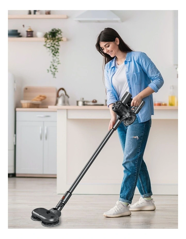 X9 Twin Spin Turbo Mop Vacuum Cleaner in Grey