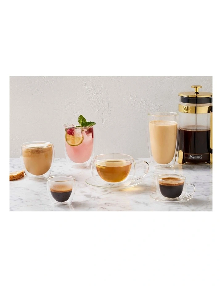 Blend Double Wall Cup Set of 2 350ml in Clear