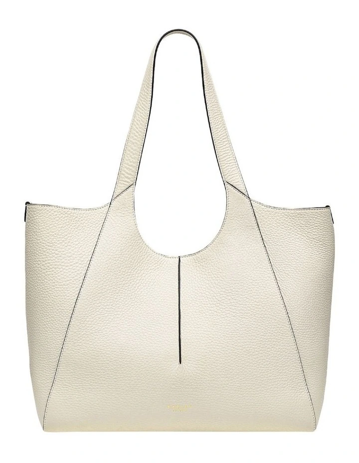 Hillgate Place Large Open-Top Tote Bag in Chalk