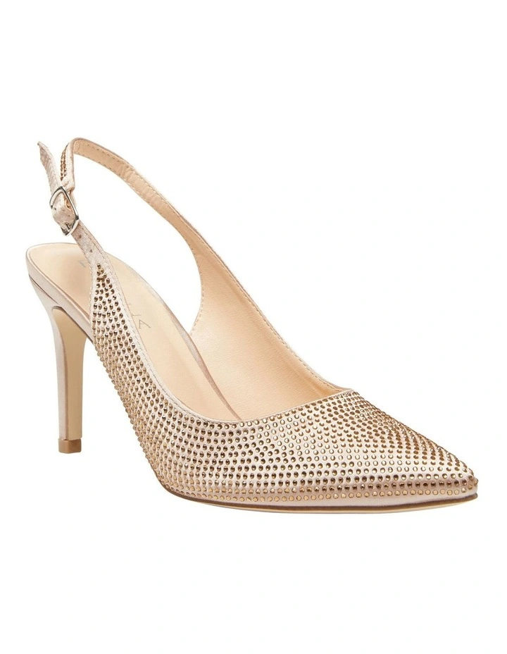 Whitney Heeled Shoes in Gold
