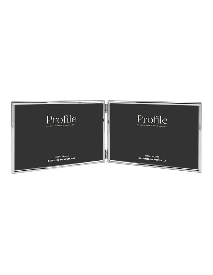 Habitat Hinged Double Metal Photo Frame 5x7 in Silver