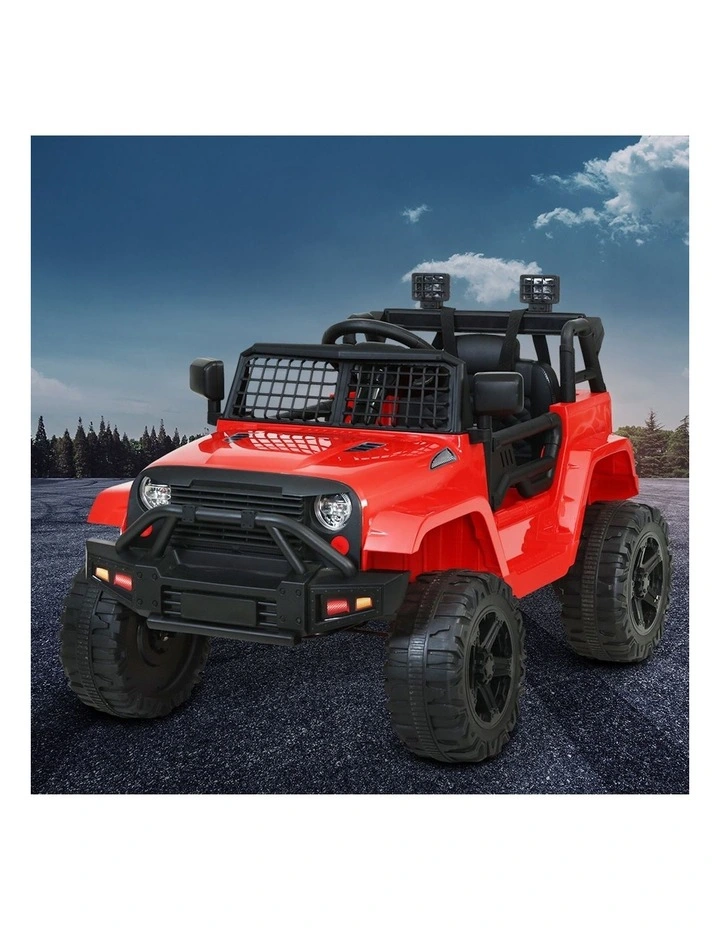 Electric Ride on Off Road Jeep in Red
