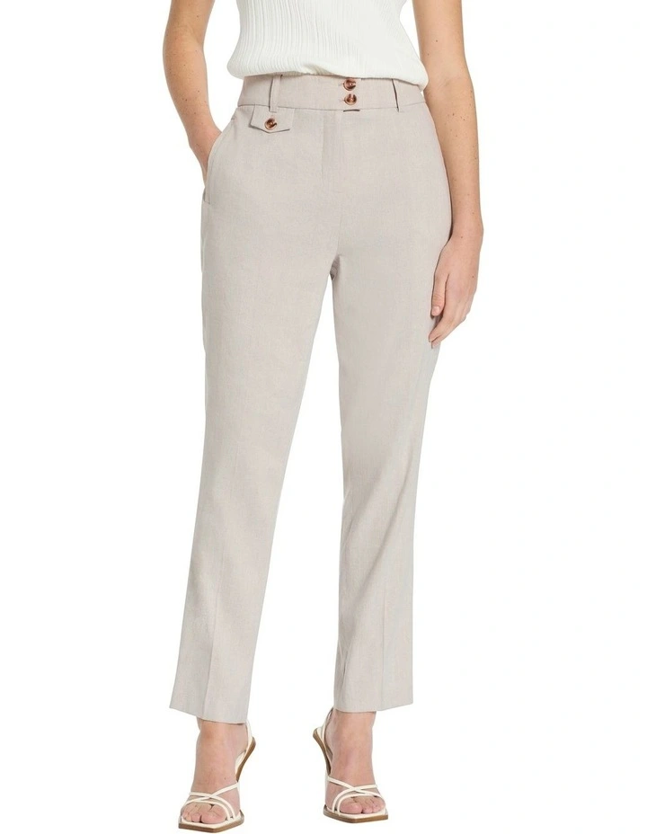 Lae Linen Pant in Natural