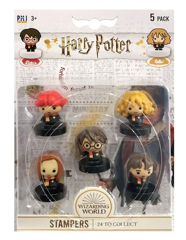 Kids Self Ink Stamper Seal Collectible Figure 5pv Assorted