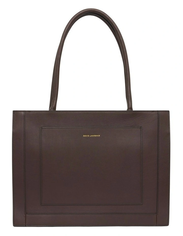 Kiko Leather Tote Bag in Fudge