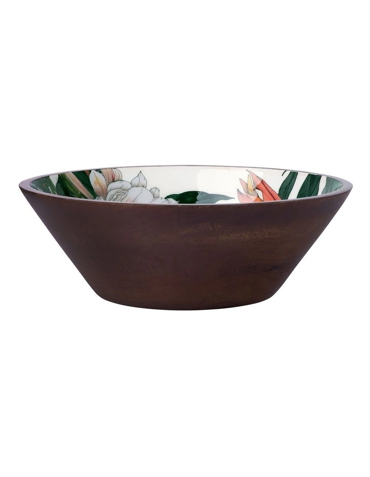 The Blck Pen Night Garden Serving Bowl Enamel Finish 34x11cm