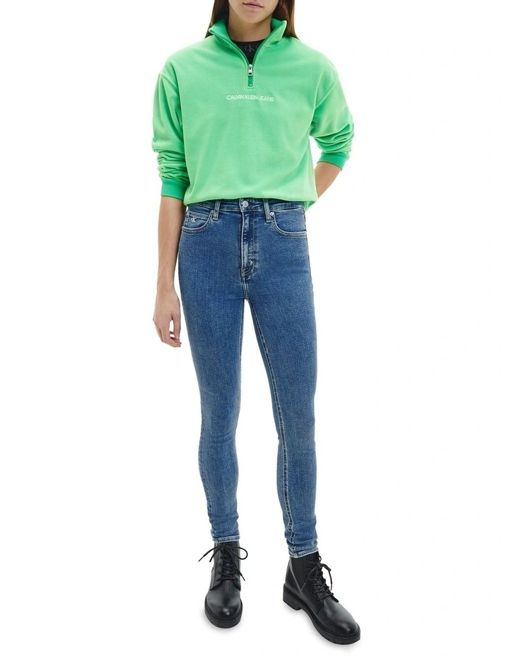 High Rise Skinny Jean Denim Medium