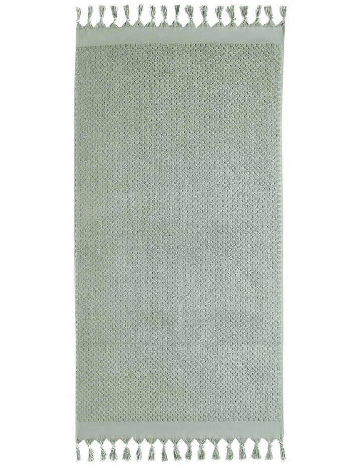 Milos Bath Towel Range in Sage
