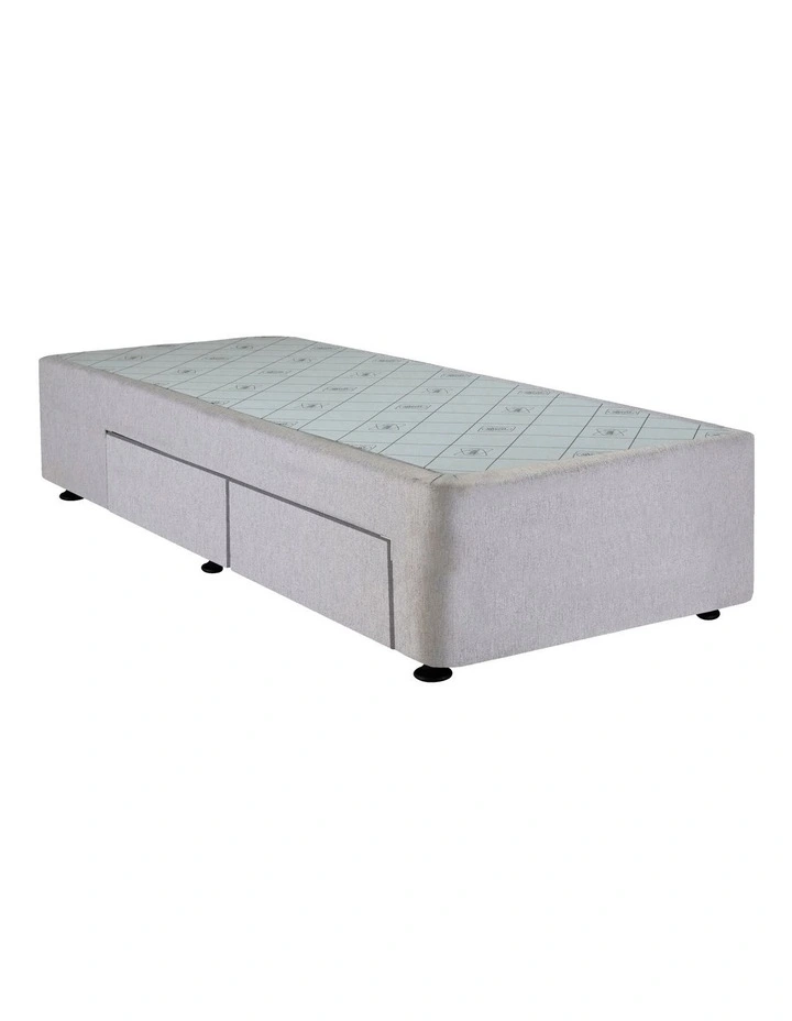 SpaceSaver Base 2 Left Hand Drawers Silver Gum