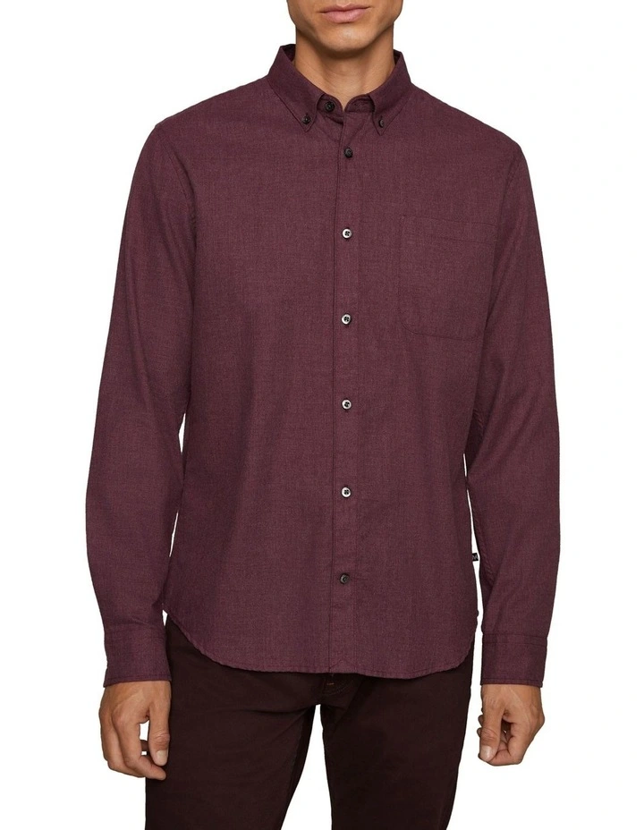 Trostol Long Sleeve Shirt in Claret