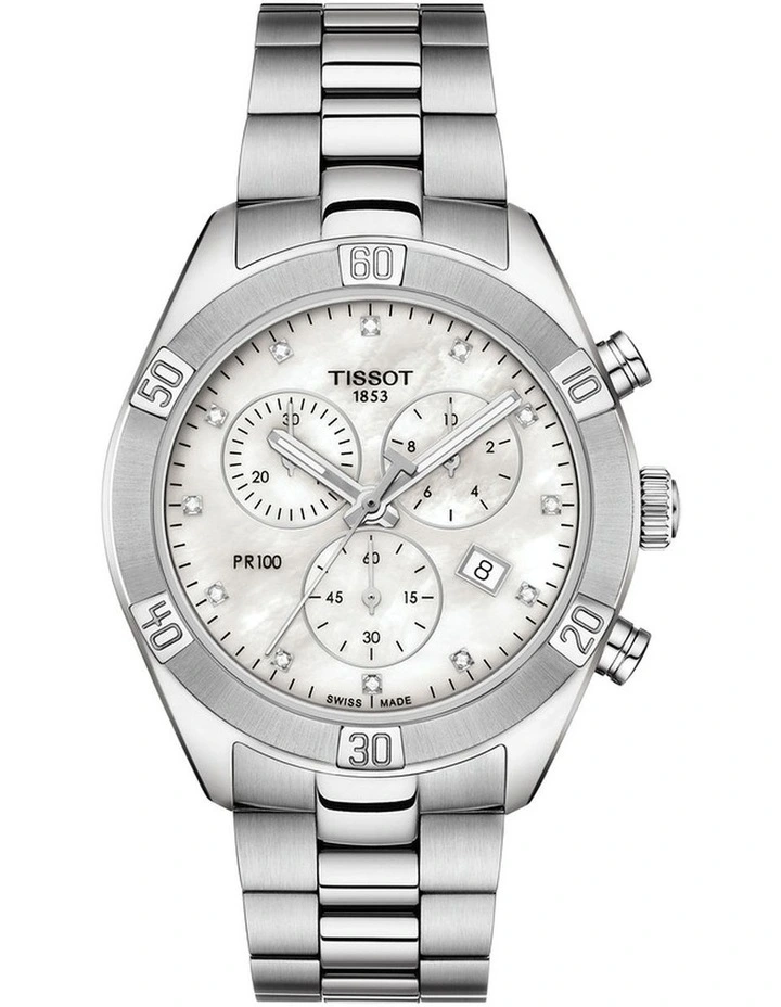 PR 100 Sport Chic Chronograph T1019171111600 Watch in White