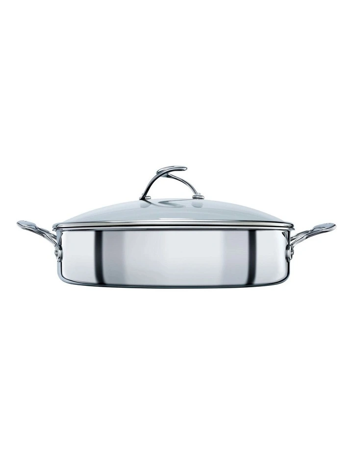 C-Series Nonstick Clad Induction Covered Sauteuse 30cm in Stainless Steel
