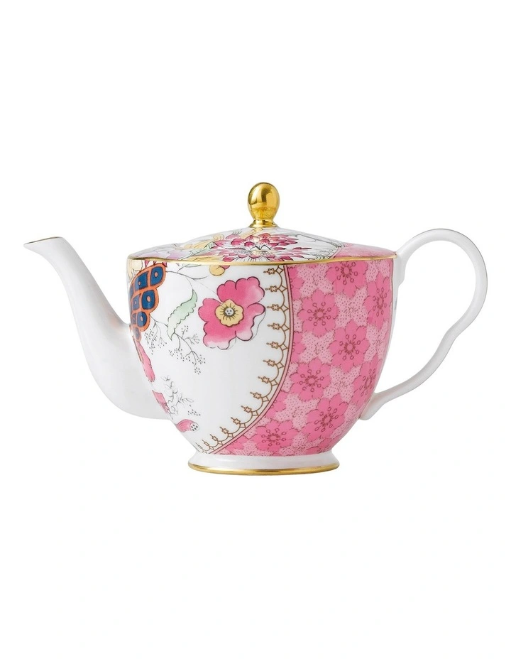 Butterfly Bloom 0.4L Teapot White