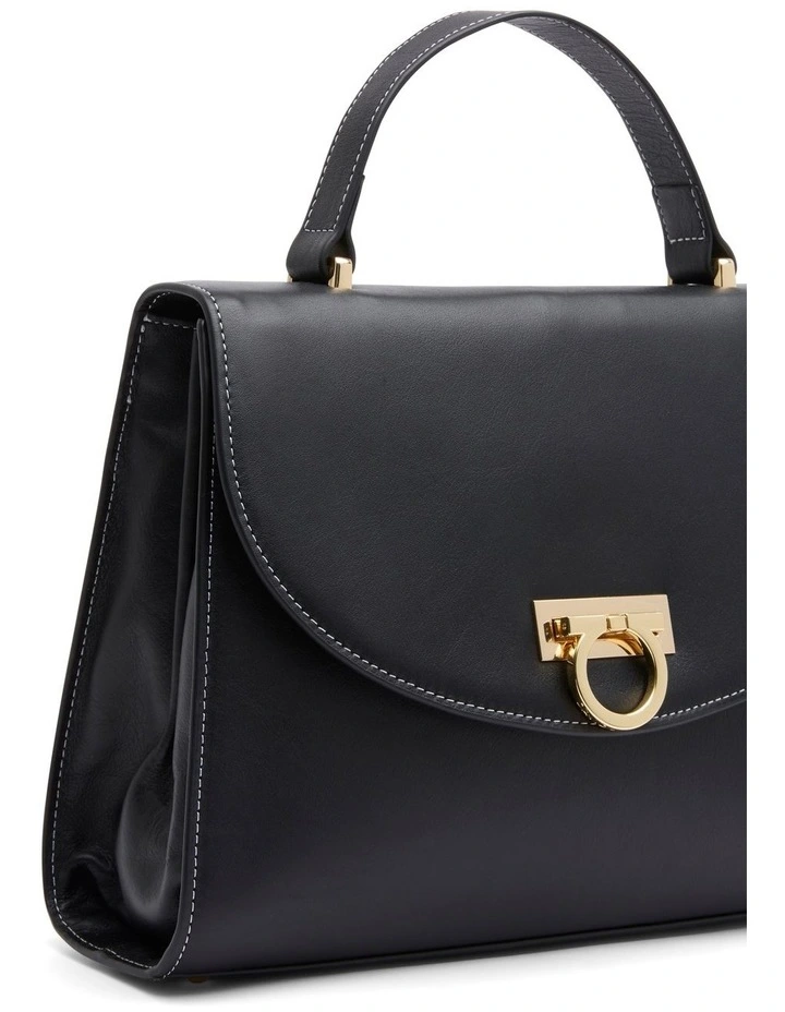 Nebula Leather Bag in Black