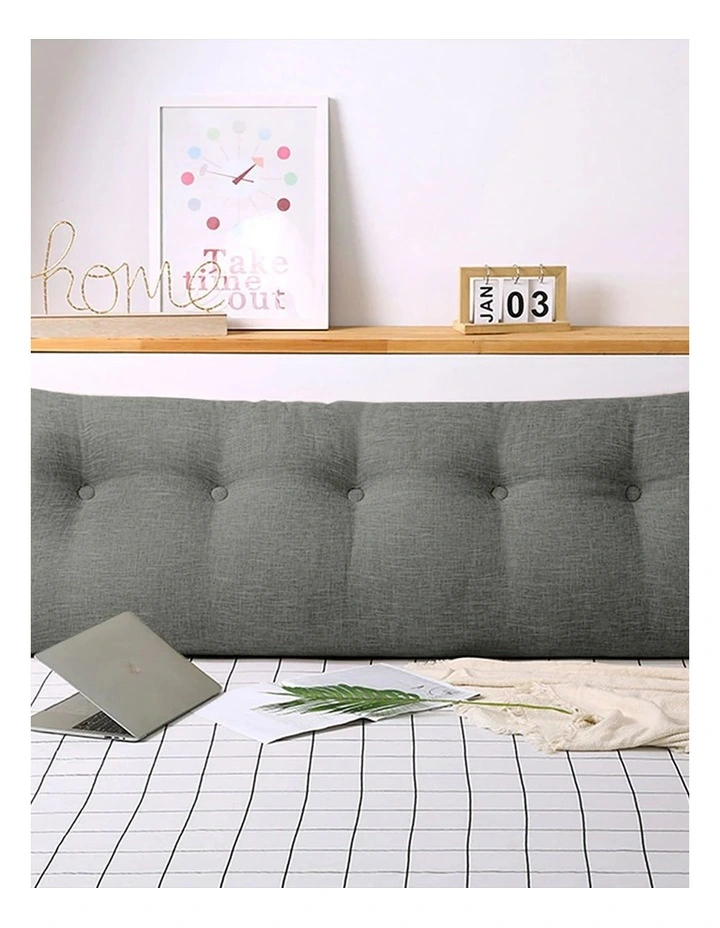 Triangular Wedge Pillow 180cm in Grey