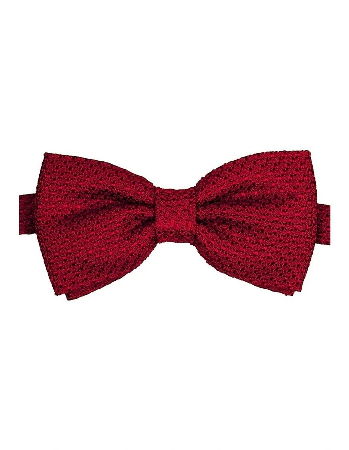 Grenadine Bow Tie in Red