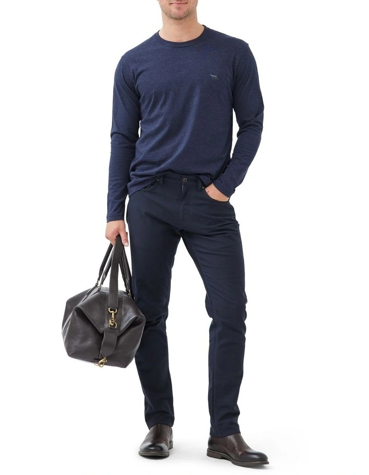 Long Sleeve Gunn T-Shirt in Navy