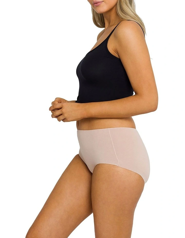 Next Gen Cotton Full Brief in Beige