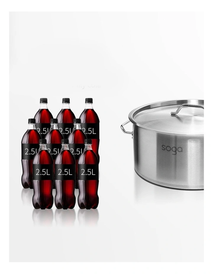 Top Grade Stockpot 23L in Silver