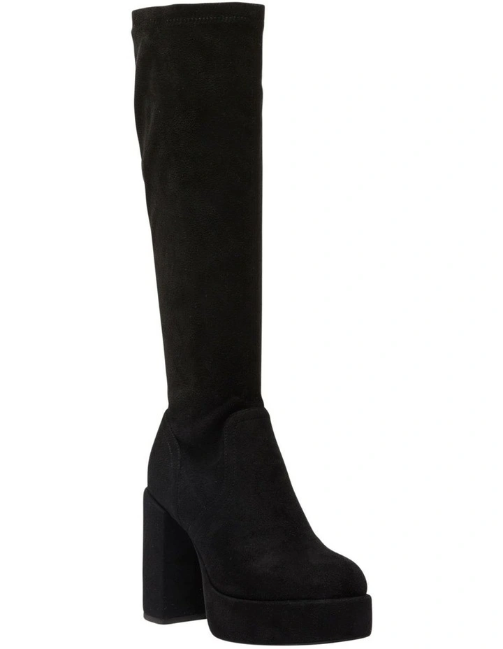 Benedict Suede Boots in Black