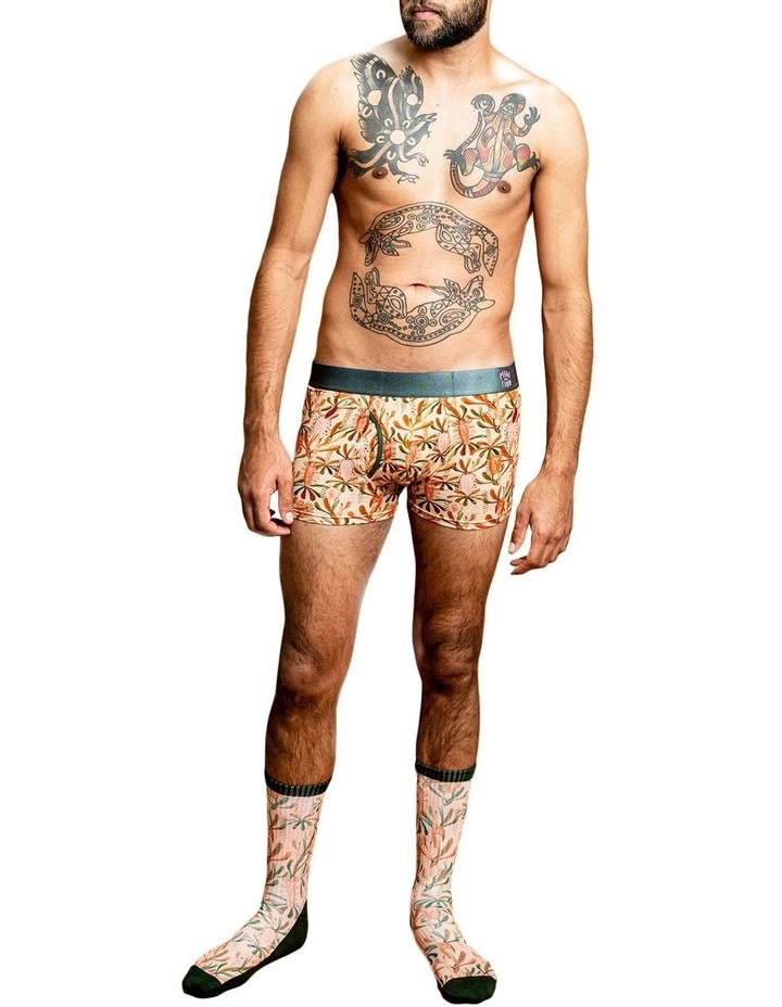 Grass Tree Nude Bamboo Underwear in Beige