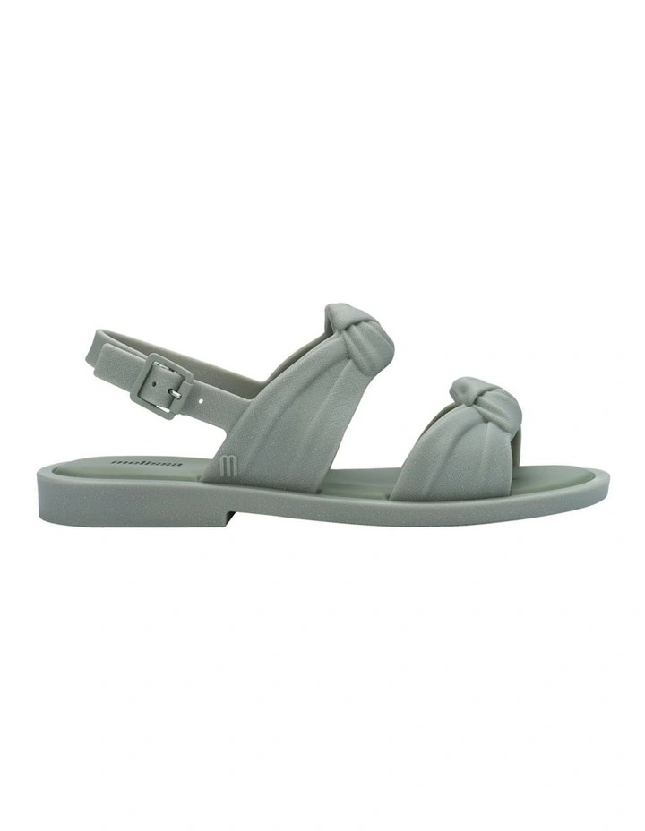 Melissa Velvet Sandal in Green