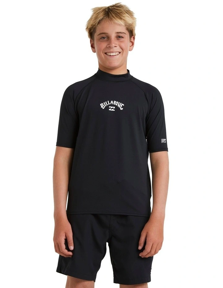 All Day Arch Rash Vest in Black