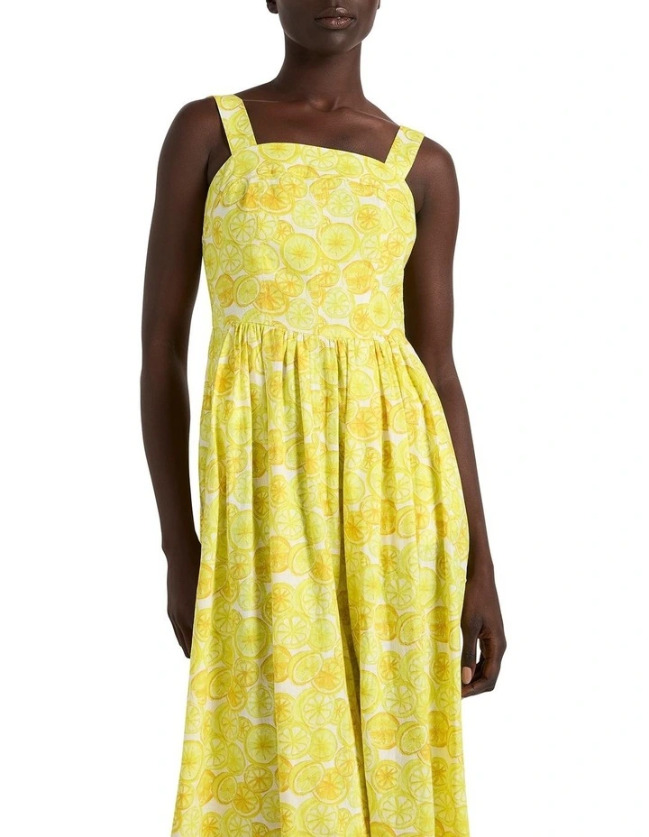 It's A Zest-ival Dress in Lemon Multi
