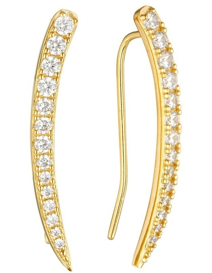 Vanilla Vine Gold Earrings