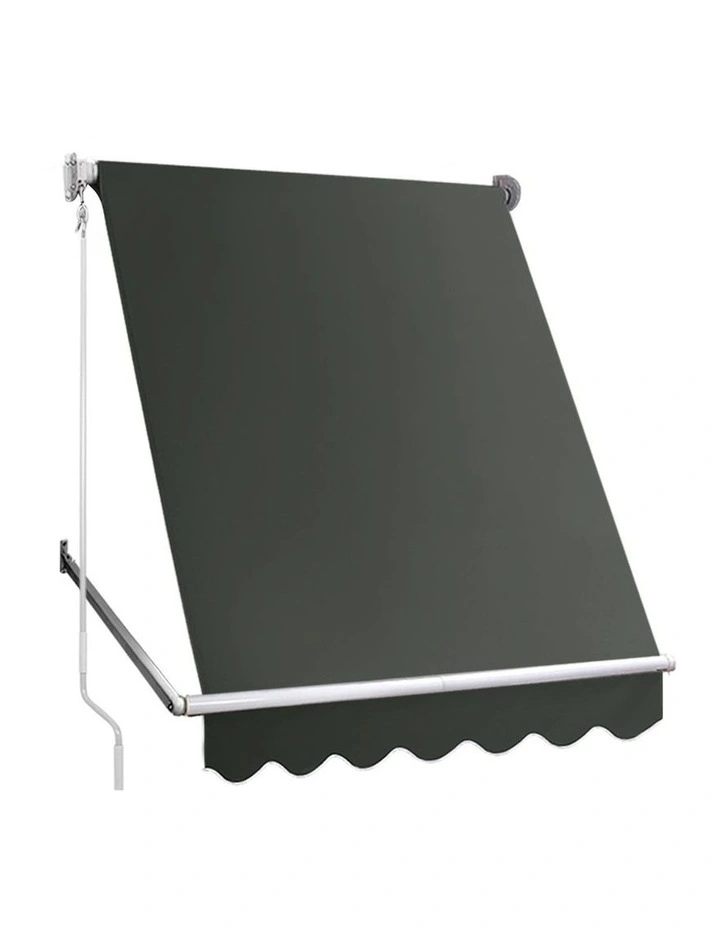 Fixed Pivot Arm Window Awning Outdoor Blinds 1.5X2.1M